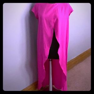 Fun, flirty, hot pink shirt